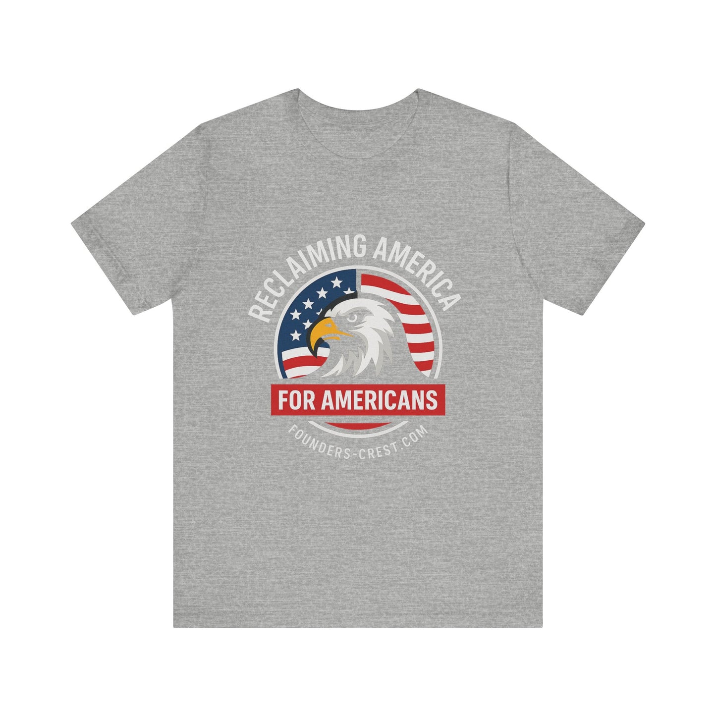 Reclaiming America™ Eagle Tee – Patriotic Flag Shirt for Freedom-Loving Americans