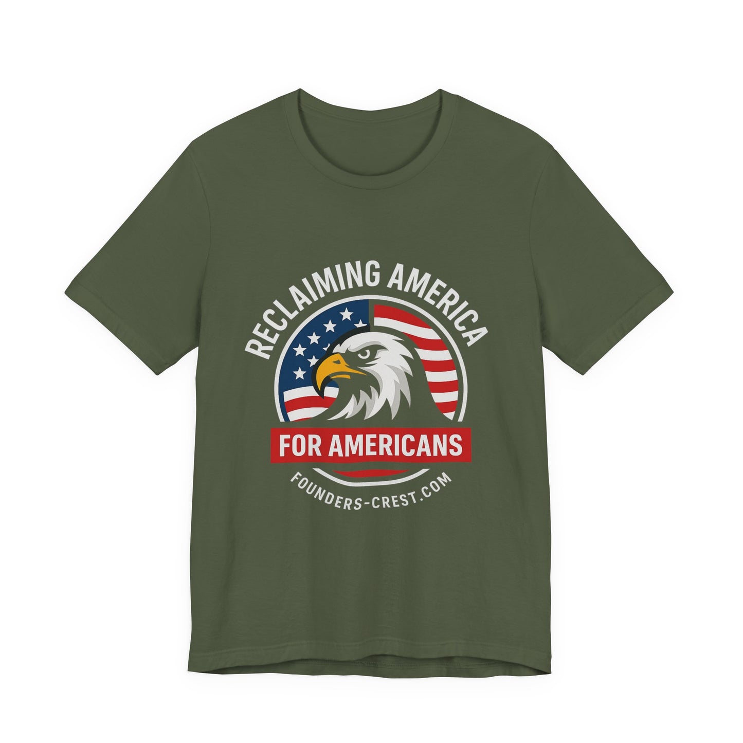 Reclaiming America™ Eagle Tee – Patriotic Flag Shirt for Freedom-Loving Americans
