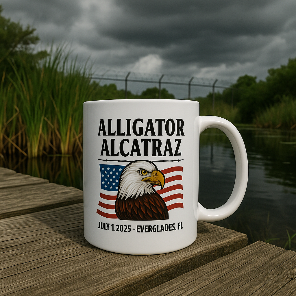 Alligator Alcatraz™ Mug – July 1, 2025 | Patriotic RAFA Collectible