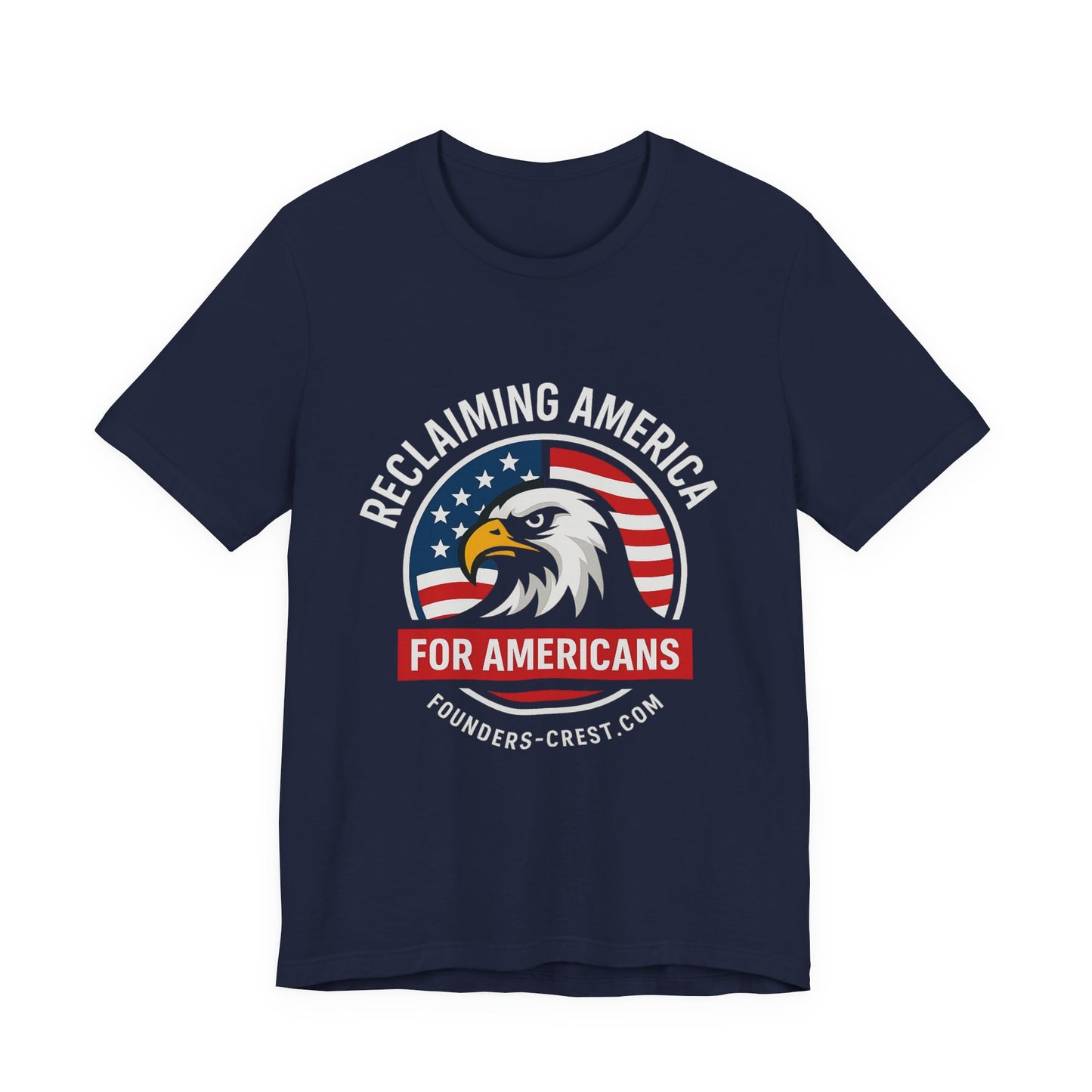 Reclaiming America™ Eagle Tee – Patriotic Flag Shirt for Freedom-Loving Americans