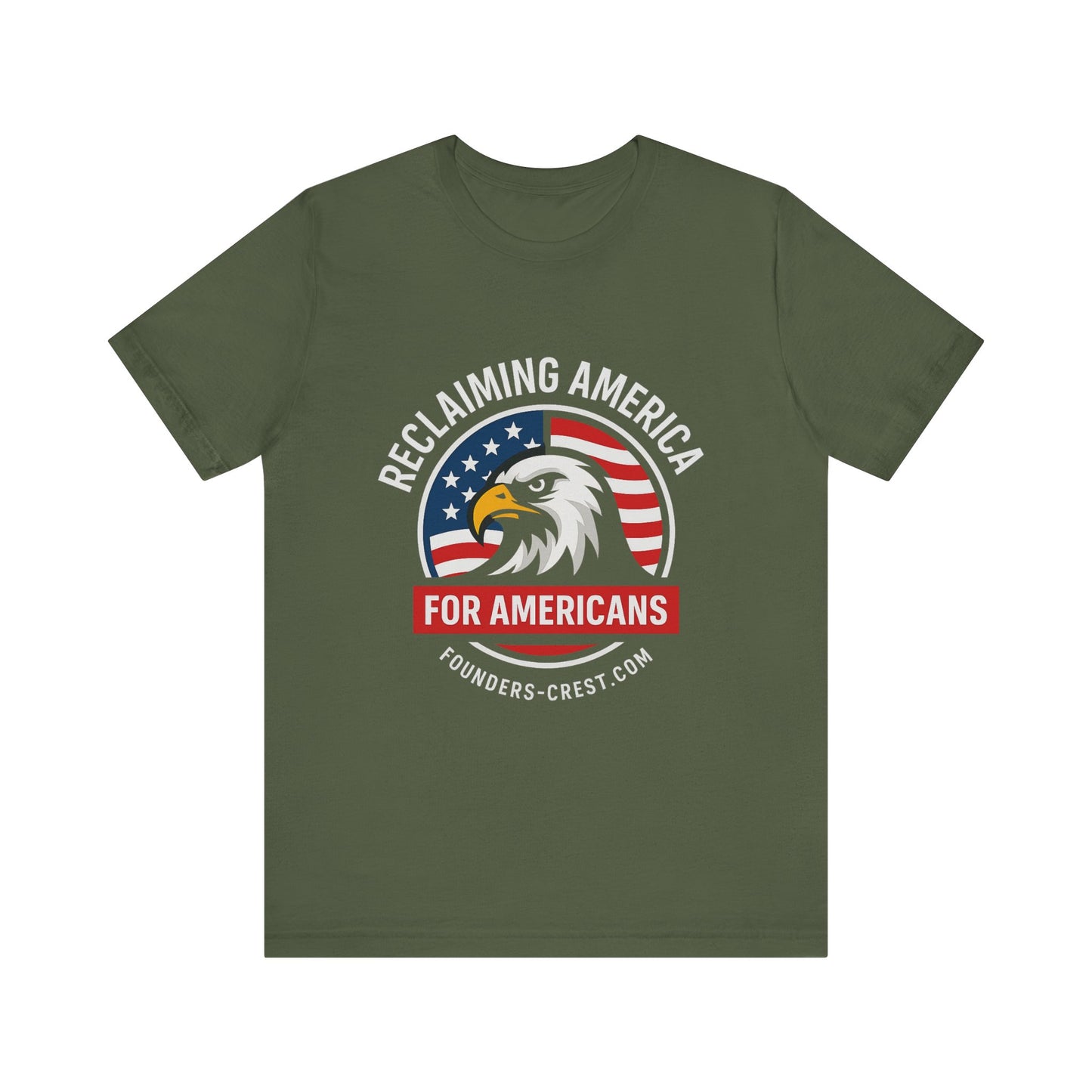 Reclaiming America™ Eagle Tee – Patriotic Flag Shirt for Freedom-Loving Americans